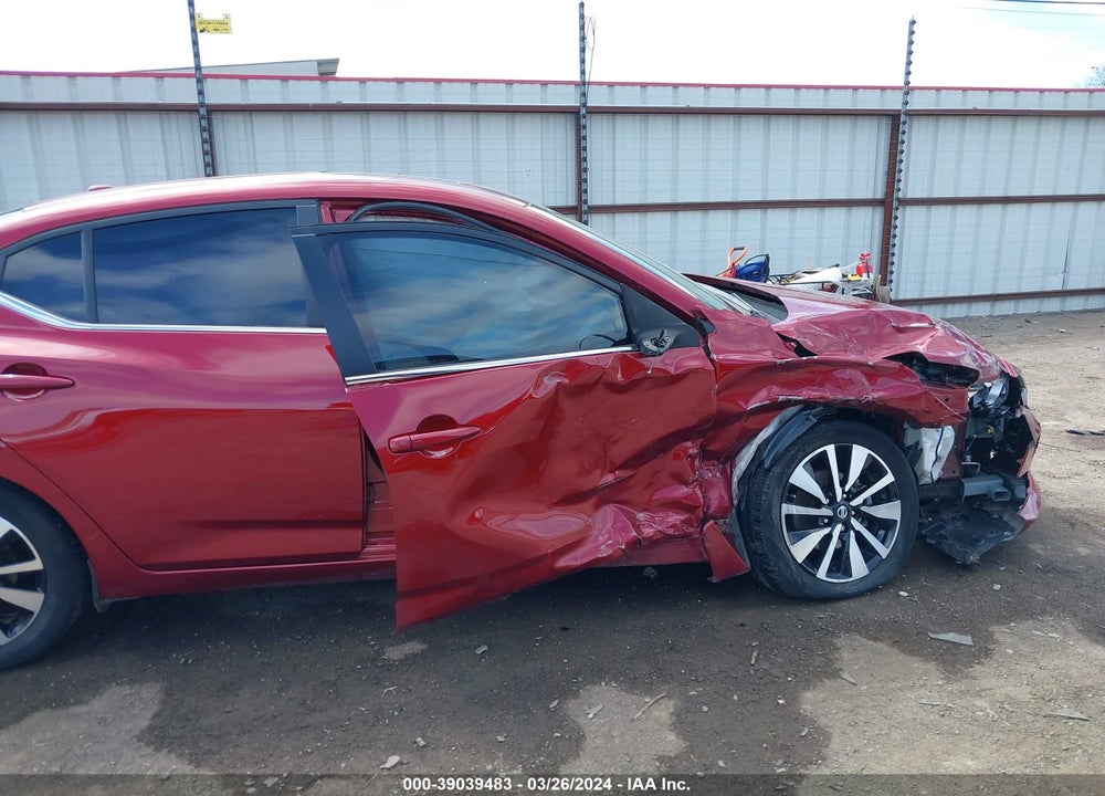 2022 NISSAN SENTRA SV XTRONIC CVT VIN: 3N1AB8CV4NY312200