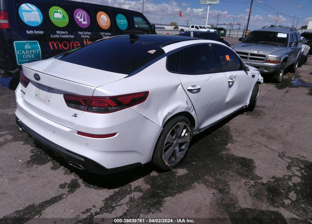 2019 KIA OPTIMA S VIN: 5XXGT4L36KG297604