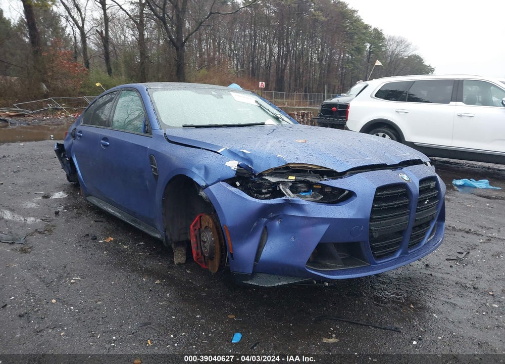 2022 BMW M3 COMPETITION VIN: WBS33AY01NFM02766