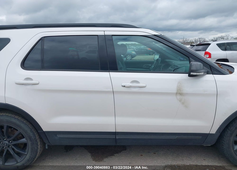 2017 FORD EXPLORER XLT VIN: 1FM5K7D83HGE23081