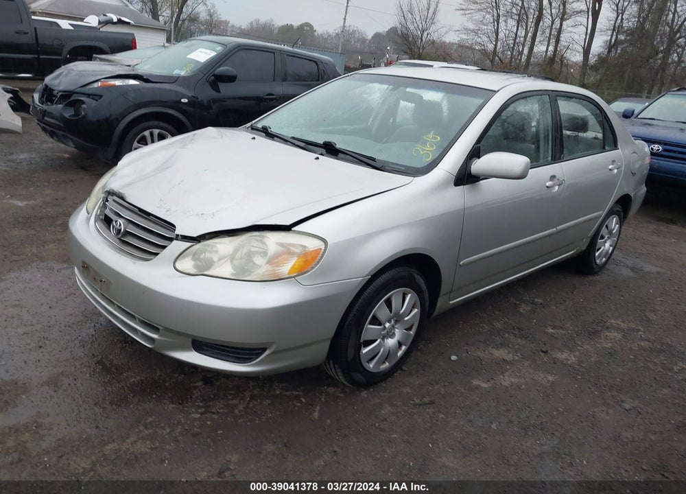 2003 TOYOTA COROLLA LE VIN: JTDBR32E130025809