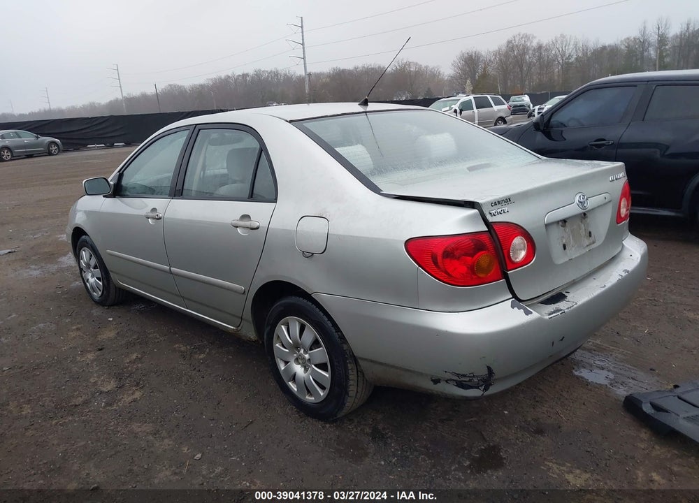 2003 TOYOTA COROLLA LE VIN: JTDBR32E130025809