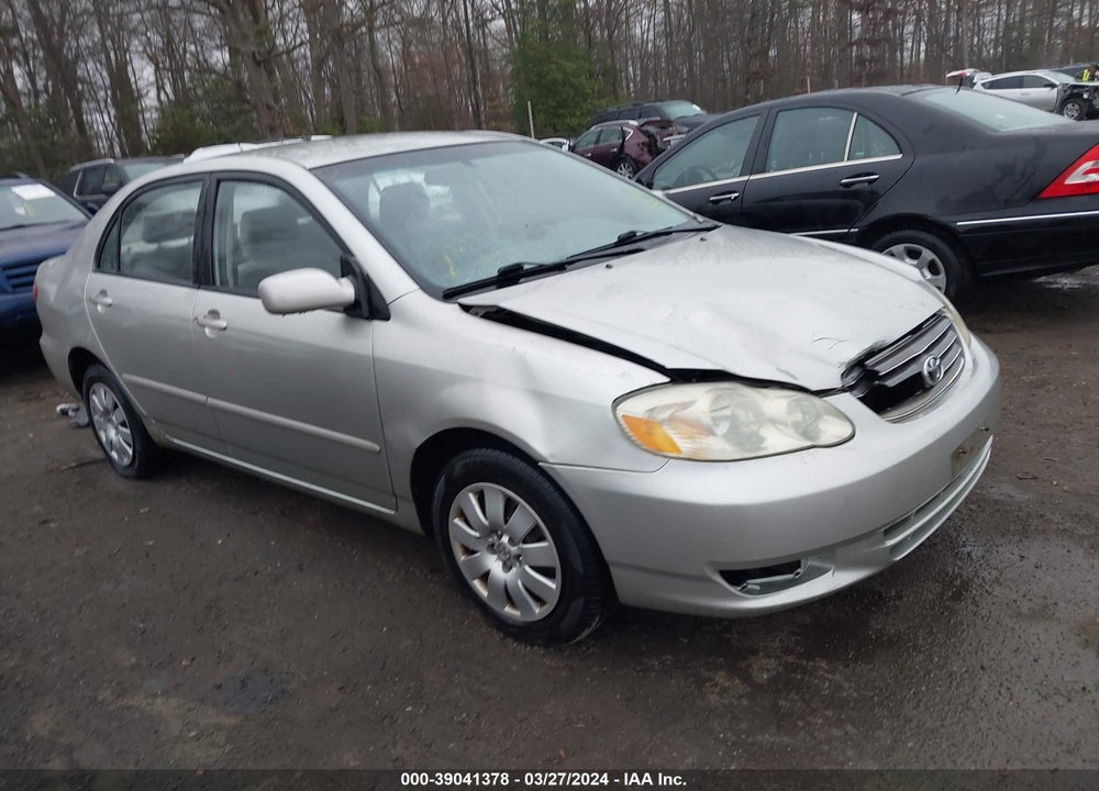 2003 TOYOTA COROLLA LE VIN: JTDBR32E130025809