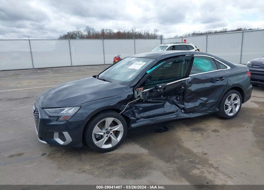 2022 AUDI A3 PREMIUM 40 TFSI QUATTRO S TRONIC VIN: WAUGUDGYXNA062333