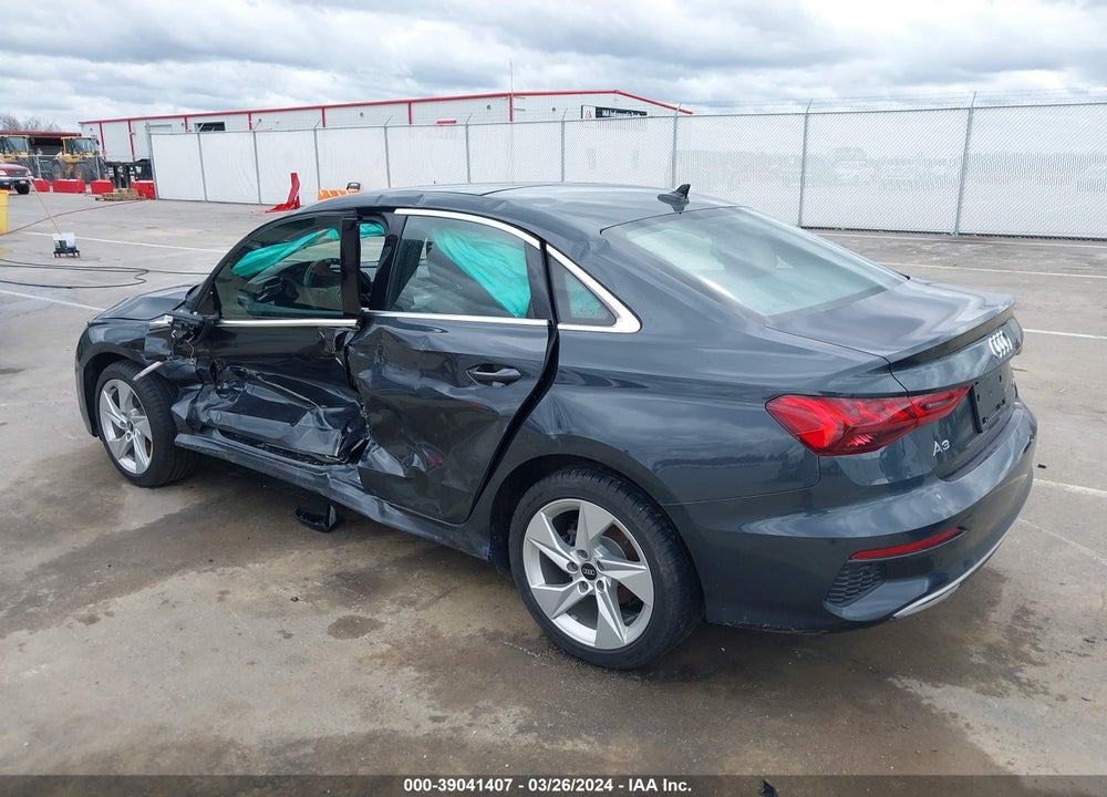 2022 AUDI A3 PREMIUM 40 TFSI QUATTRO S TRONIC VIN: WAUGUDGYXNA062333