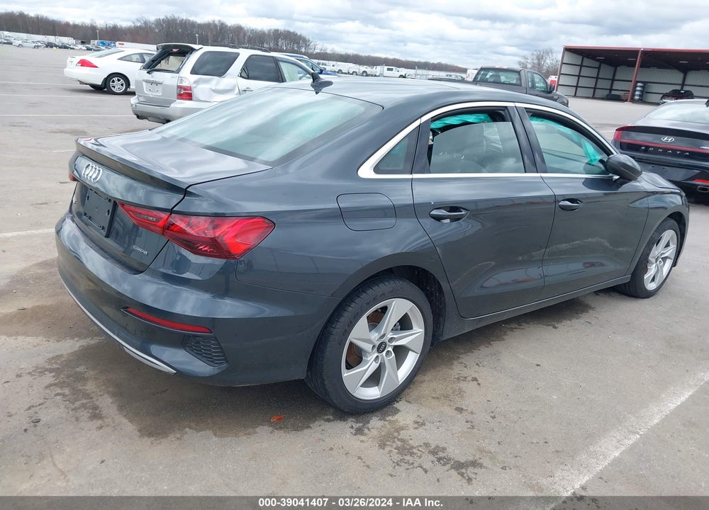 2022 AUDI A3 PREMIUM 40 TFSI QUATTRO S TRONIC VIN: WAUGUDGYXNA062333