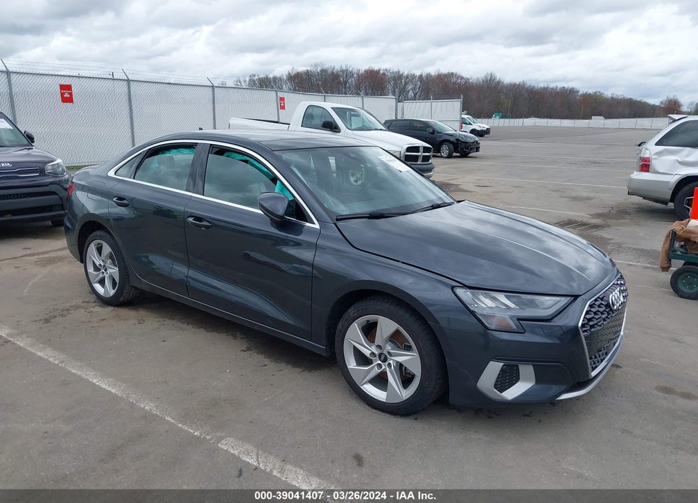 2022 AUDI A3 PREMIUM 40 TFSI QUATTRO S TRONIC VIN: WAUGUDGYXNA062333