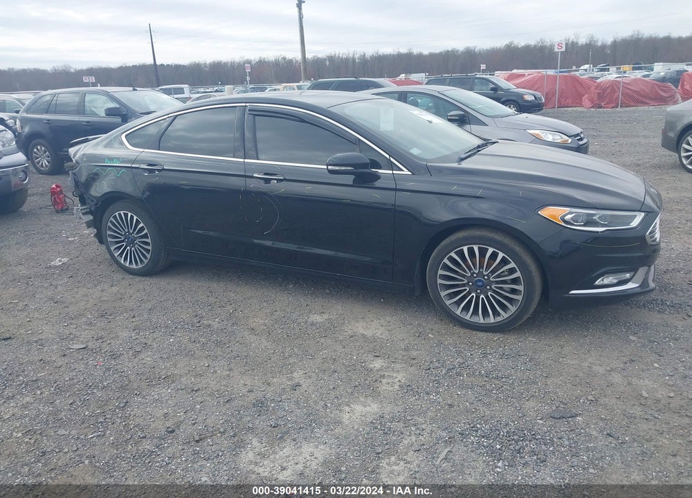 2018 FORD FUSION TITANIUM VIN: 3FA6P0D91JR219748