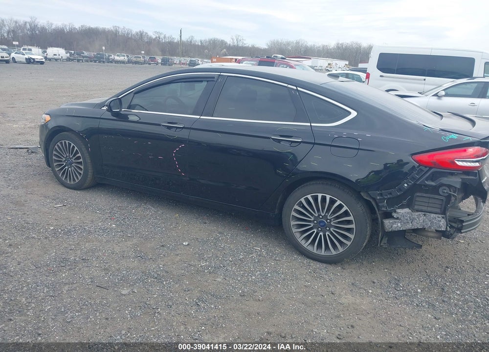 2018 FORD FUSION TITANIUM VIN: 3FA6P0D91JR219748