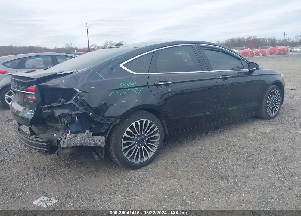 2018 FORD FUSION TITANIUM VIN: 3FA6P0D91JR219748