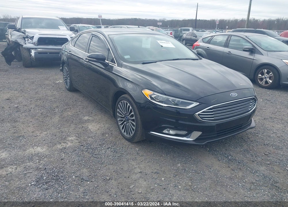 2018 FORD FUSION TITANIUM VIN: 3FA6P0D91JR219748