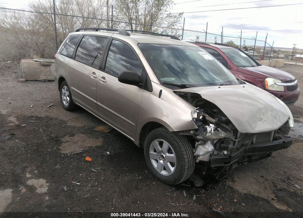 2008 TOYOTA SIENNA LE VIN: 5TDZK23C58S135650