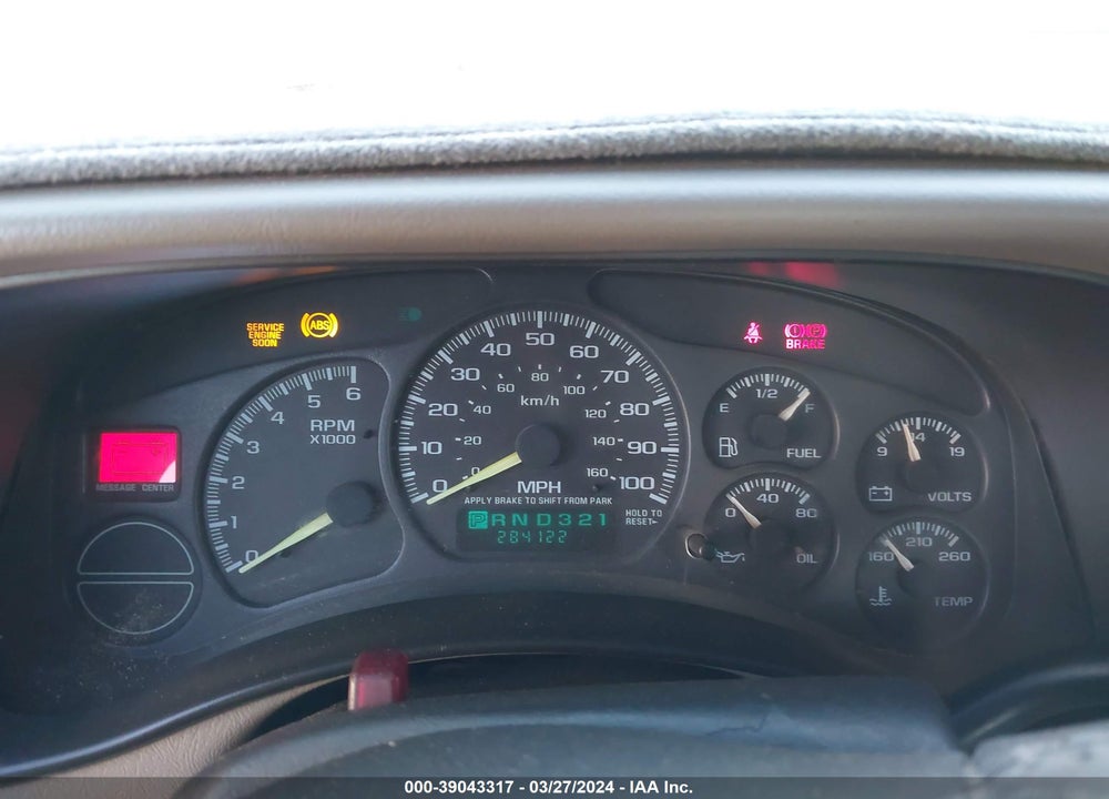 1999 CHEVROLET SILVERADO 1500 LS VIN: 2GCEC19T9X1284162