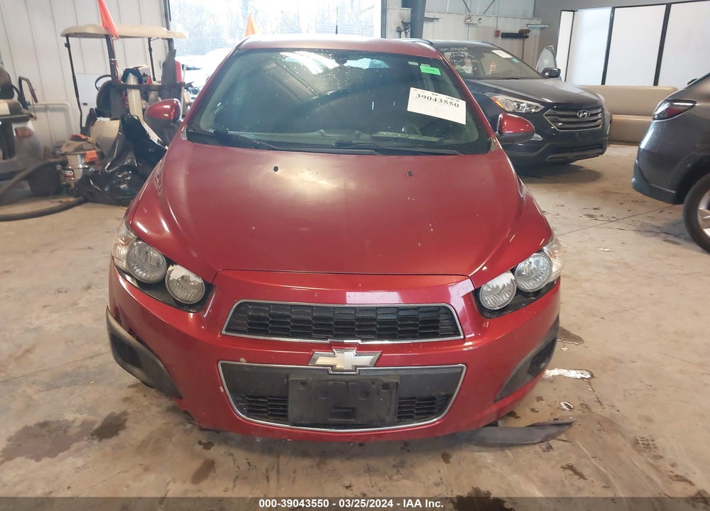 2014 CHEVROLET SONIC LT AUTO VIN: 1G1JC6SBXE4168623