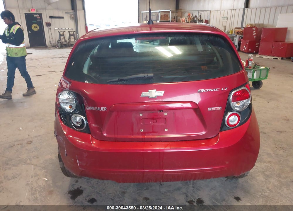 2014 CHEVROLET SONIC LT AUTO VIN: 1G1JC6SBXE4168623