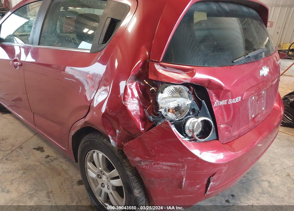 2014 CHEVROLET SONIC LT AUTO VIN: 1G1JC6SBXE4168623
