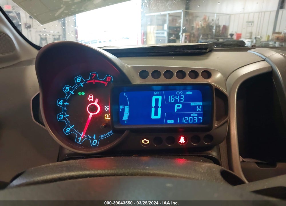 2014 CHEVROLET SONIC LT AUTO VIN: 1G1JC6SBXE4168623