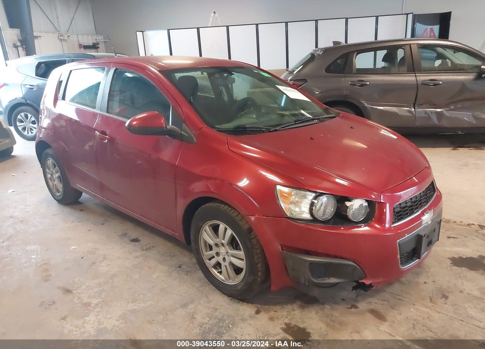 2014 CHEVROLET SONIC LT AUTO VIN: 1G1JC6SBXE4168623