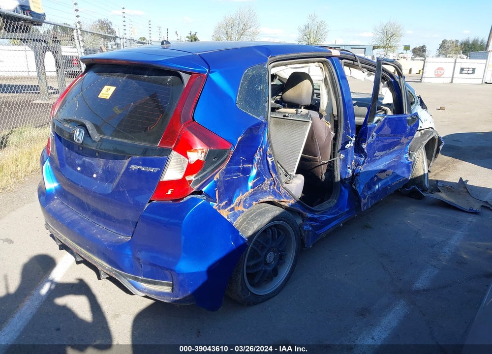 2018 HONDA FIT SPORT VIN: 3HGGK5G65JM718319