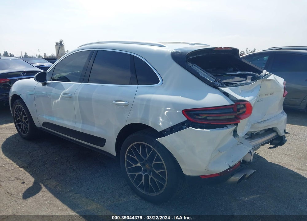 2017 PORSCHE MACAN S VIN: WP1AB2A56HLB10998