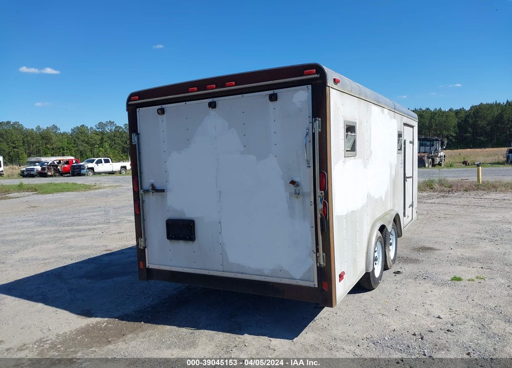 2001 PACE ENCLOSEDTRAILER VIN: 4FPUB16212G060773