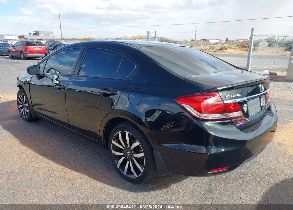 2015 HONDA CIVIC EX-L VIN: 2HGFB2F9XFH522470