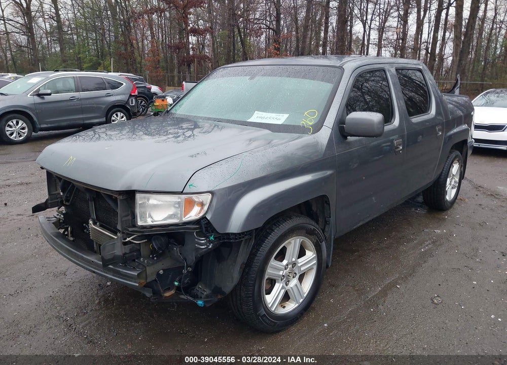 2011 HONDA RIDGELINE RTL VIN: 5FPYK1F53BB004027
