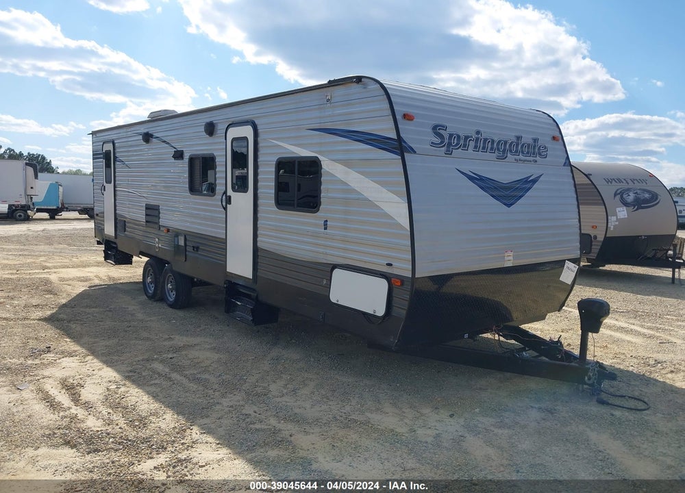 2018 SPRINGDALE KEYSTONE TRAV TRLR PULL BEHIND VIN: NCX1270057