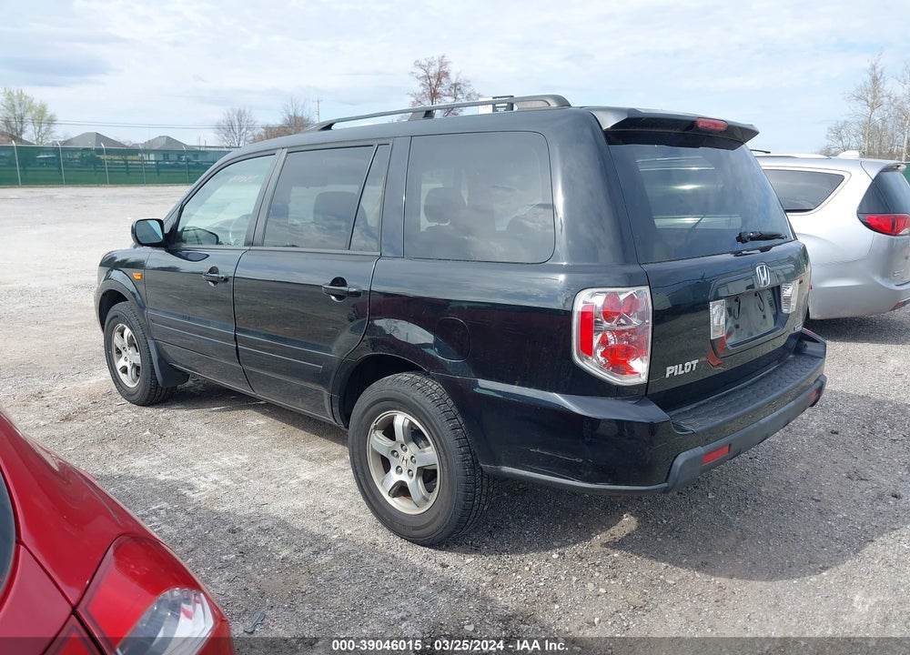 2008 HONDA PILOT EX-L VIN: 5FNYF18578B039947