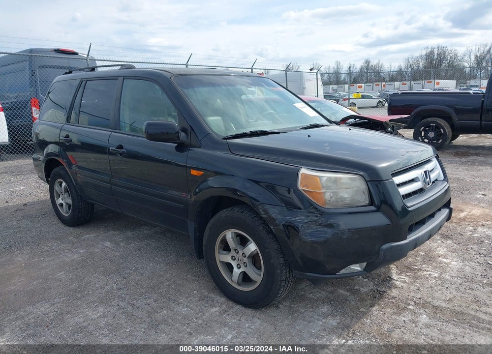 2008 HONDA PILOT EX-L VIN: 5FNYF18578B039947