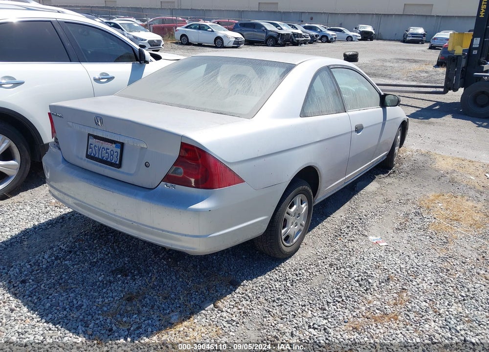 2001 HONDA CIVIC LX VIN: 1HGEM22571L049101
