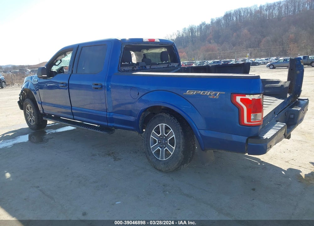 2017 FORD F-150 XLT VIN: 1FTFW1EFXHFC66890