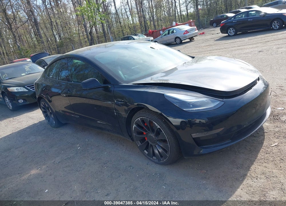 2022 TESLA MODEL 3 PERFORMANCE DUAL MOTOR ALL-WHEEL DRIVE VIN: 5YJ3E1EC2NF102979