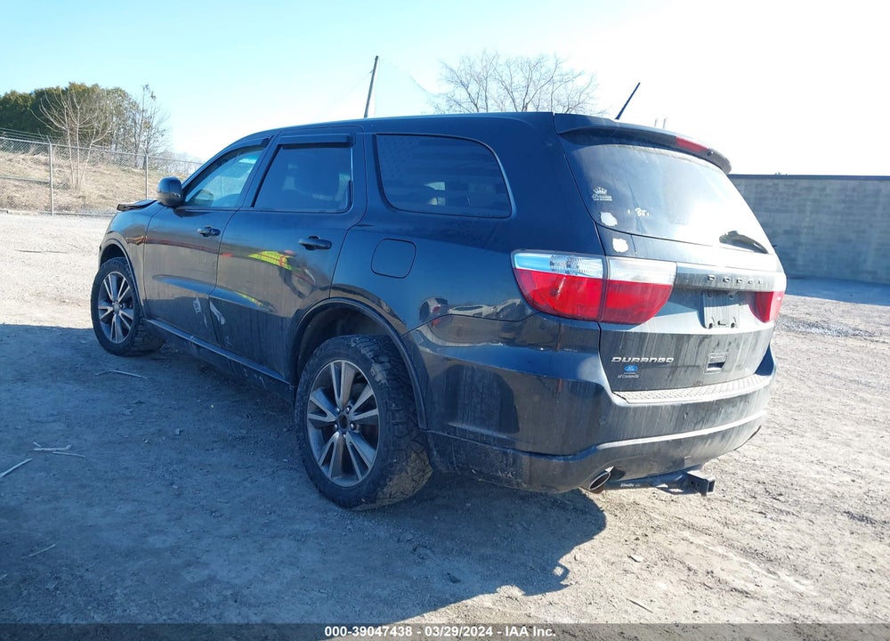 2013 DODGE DURANGO SXT VIN: 1C4RDHAG8DC653637