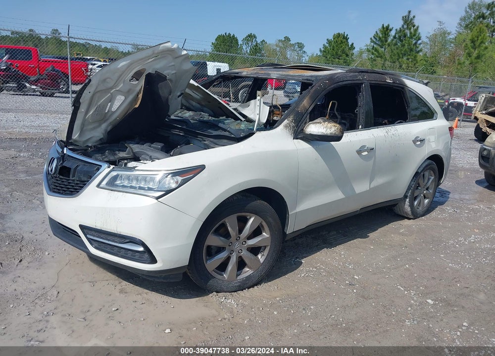 2015 ACURA MDX ADVANCE PKG W/ENTERTAINMENT PKG VIN: 5FRYD4H88FB019798