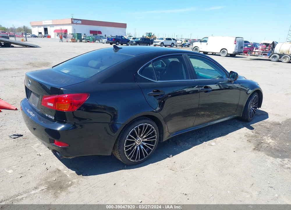 2008 LEXUS IS 250 VIN: JTHBK262485074316