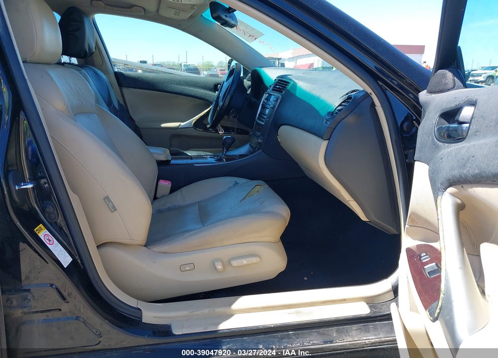 2008 LEXUS IS 250 VIN: JTHBK262485074316