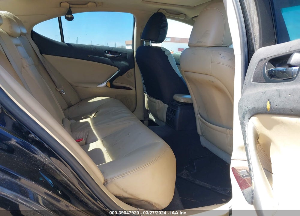 2008 LEXUS IS 250 VIN: JTHBK262485074316