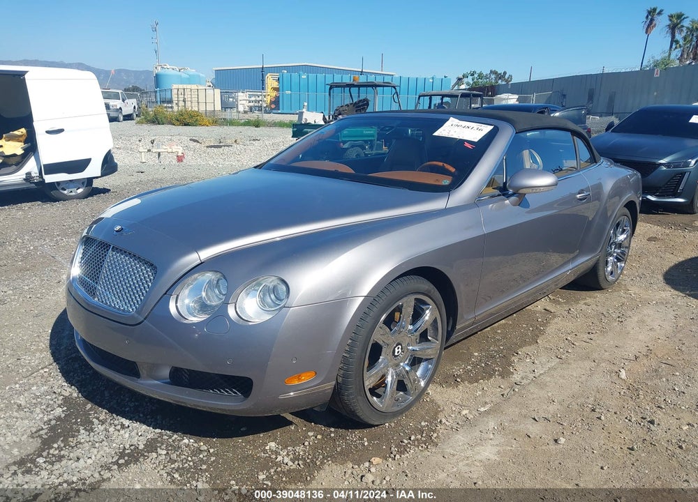 2007 BENTLEY CONTINENTAL GTC VIN: SCBDR33W57C046184