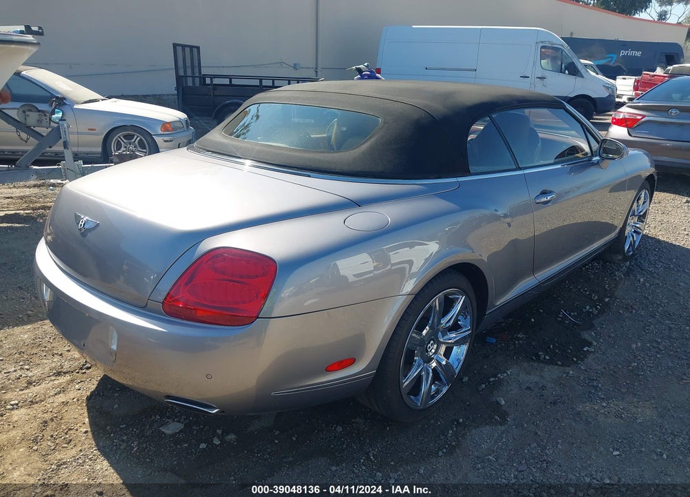 2007 BENTLEY CONTINENTAL GTC VIN: SCBDR33W57C046184