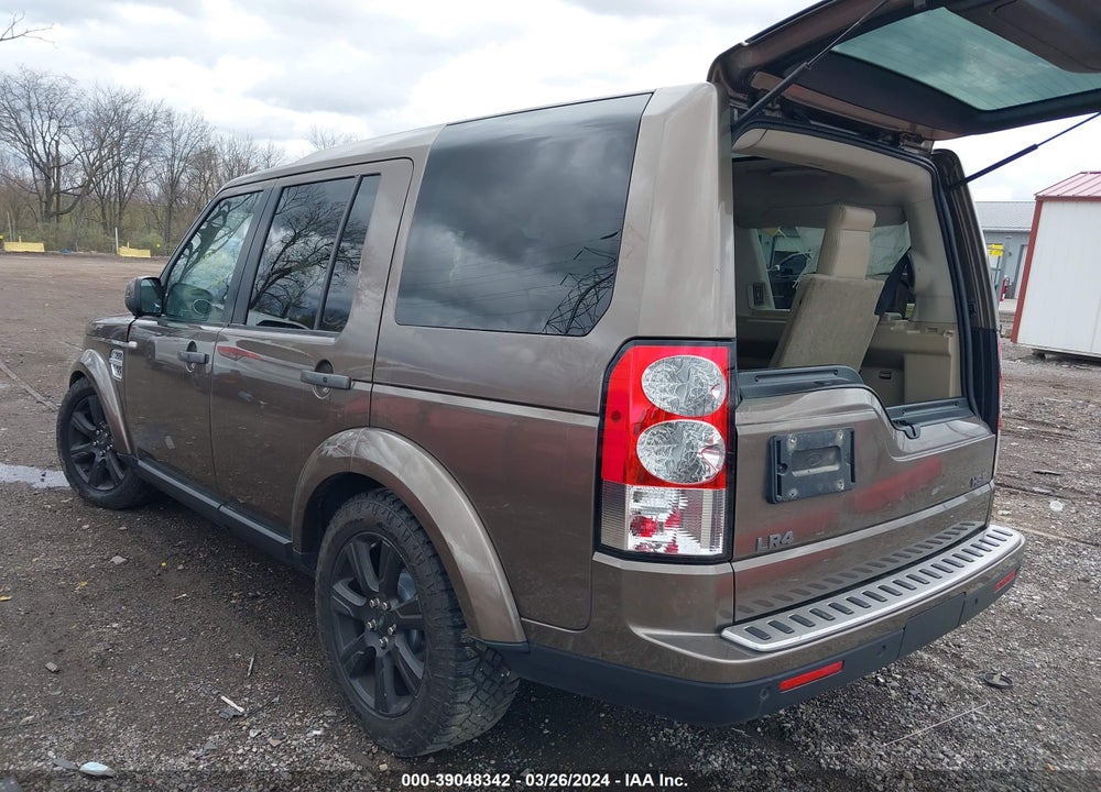 2013 LAND ROVER LR4 VIN: SALAK2D44DA662244