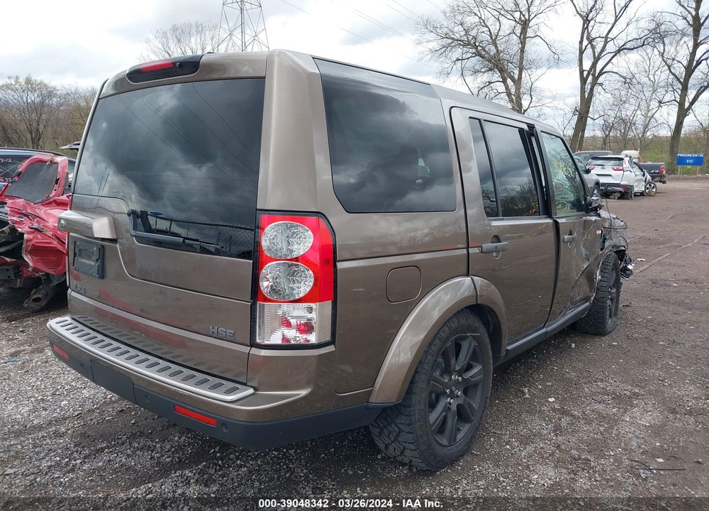 2013 LAND ROVER LR4 VIN: SALAK2D44DA662244