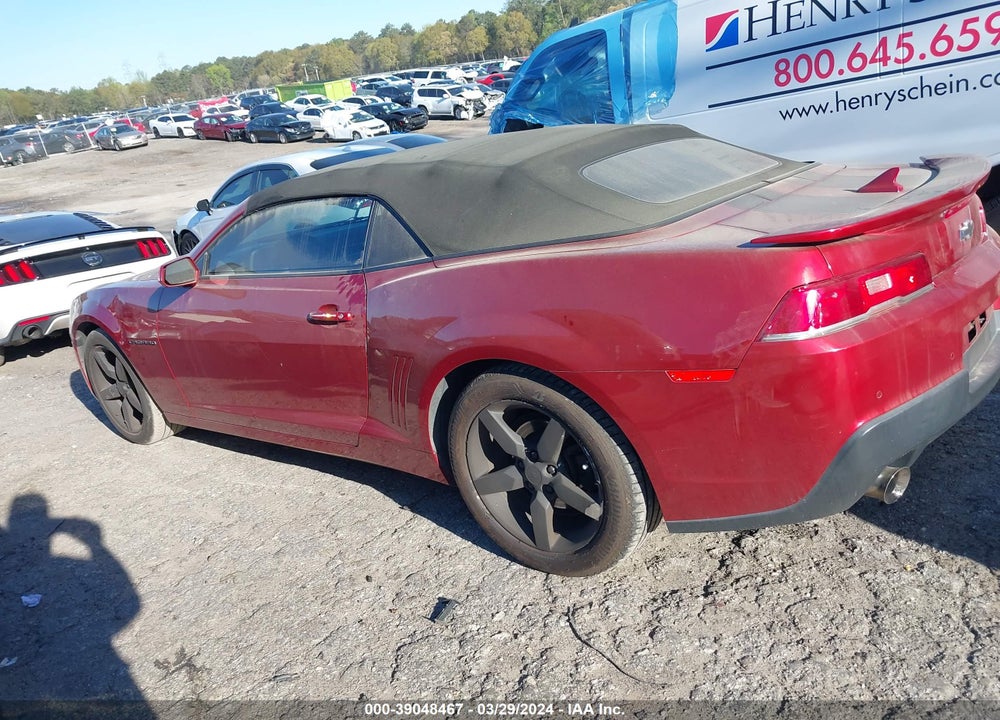 2015 CHEVROLET CAMARO 1LT VIN: 2G1FD3D33F9146937