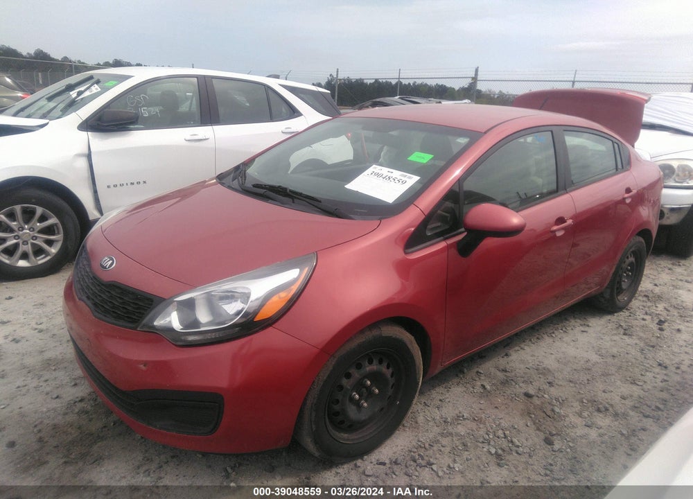 2014 KIA RIO LX VIN: KNADM4A39E6344191