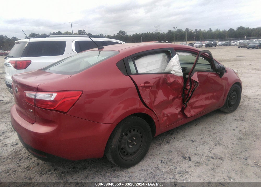 2014 KIA RIO LX VIN: KNADM4A39E6344191