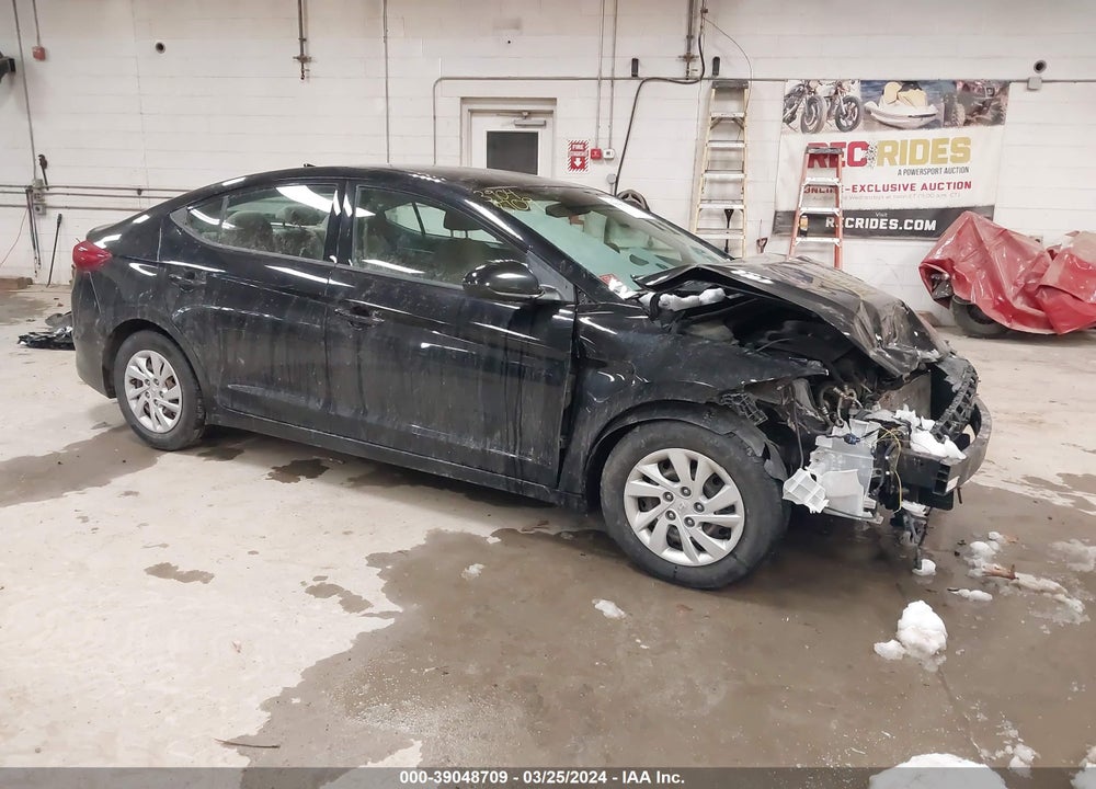 2017 HYUNDAI ELANTRA SE VIN: 5NPD74LF4HH172406