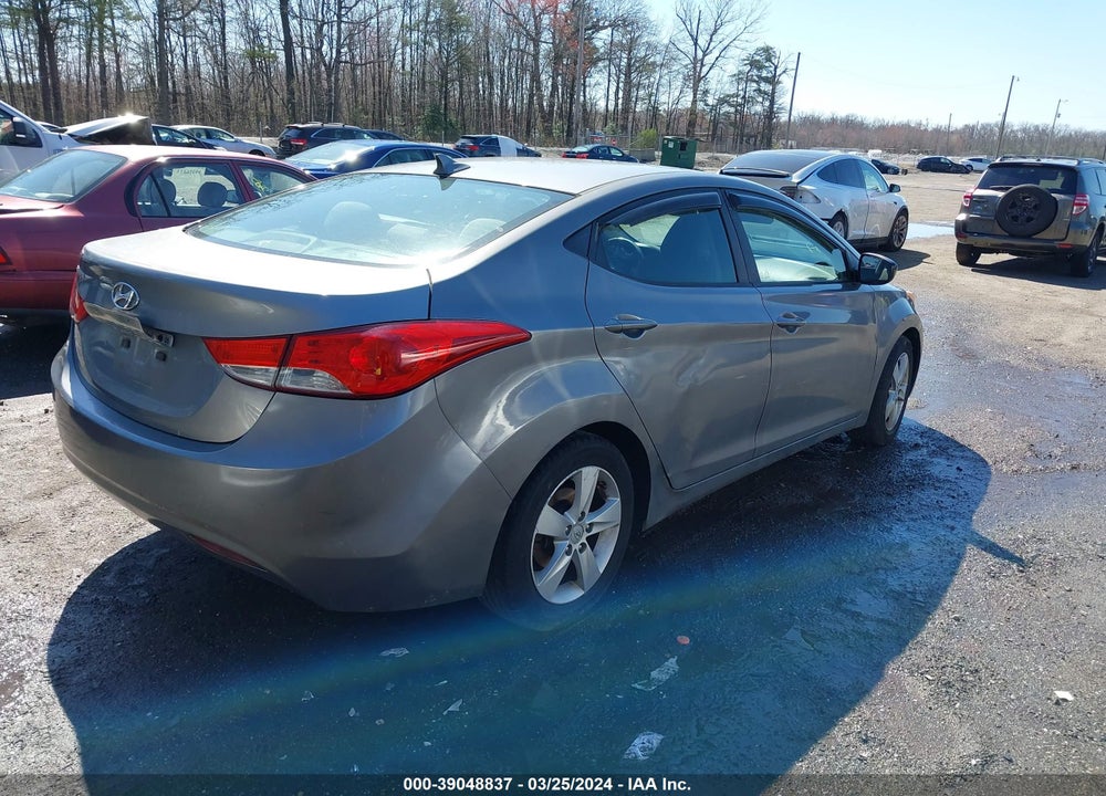 2013 HYUNDAI ELANTRA GLS VIN: 5NPDH4AEXDH289070