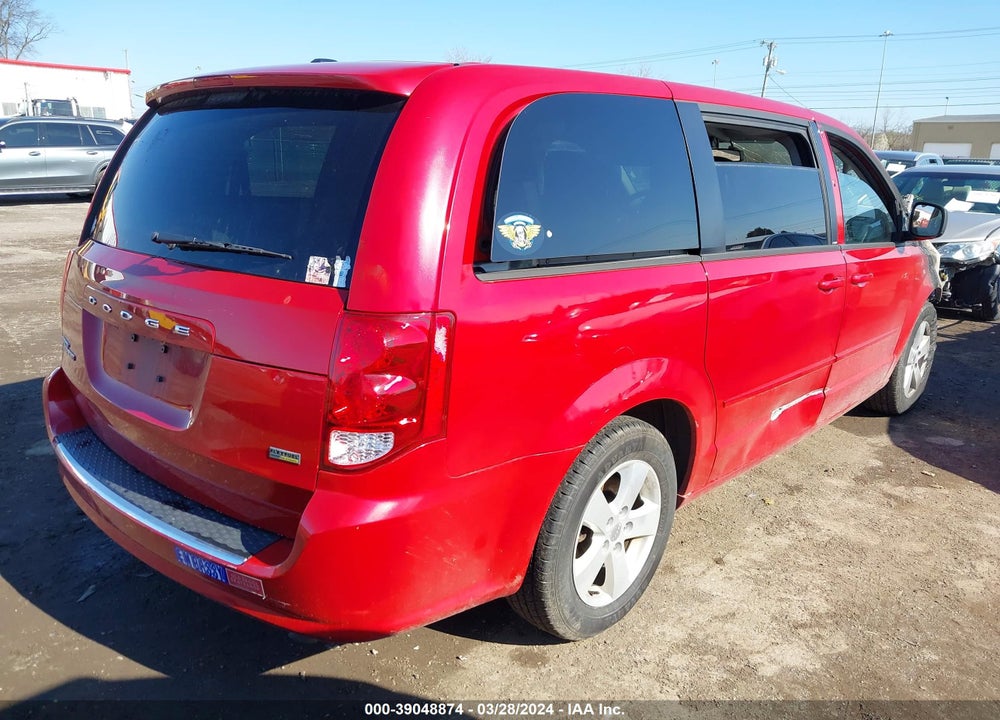 2013 DODGE GRAND CARAVAN SE VIN: 2C4RDGBG9DR760485