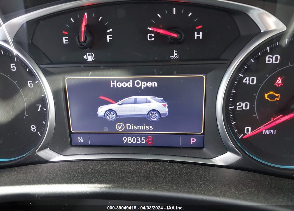 2020 CHEVROLET EQUINOX FWD PREMIER 1.5L TURBO VIN: 2GNAXNEV8L6205473