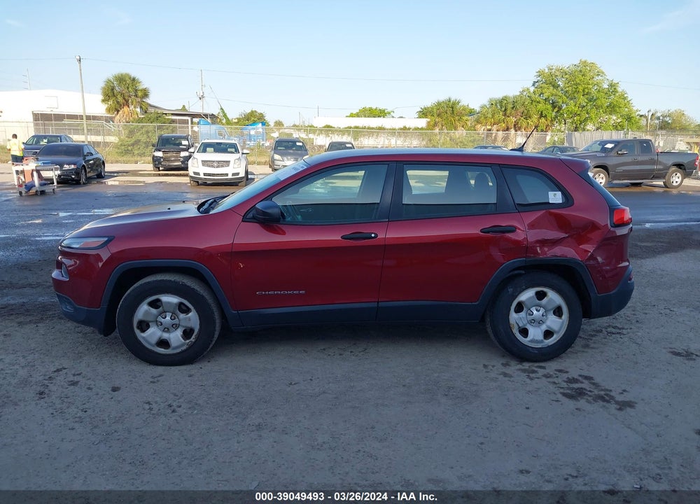 2014 JEEP CHEROKEE SPORT VIN: 1C4PJMAB0EW141724
